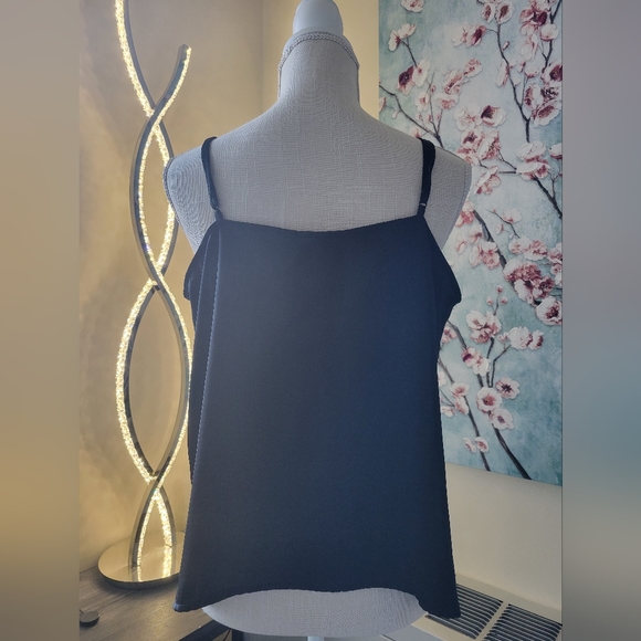 Black Blouse with Adjustable Straps - Picture 4 of 7